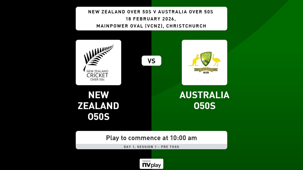 New Zealand Over 50's Cricket Live Stream