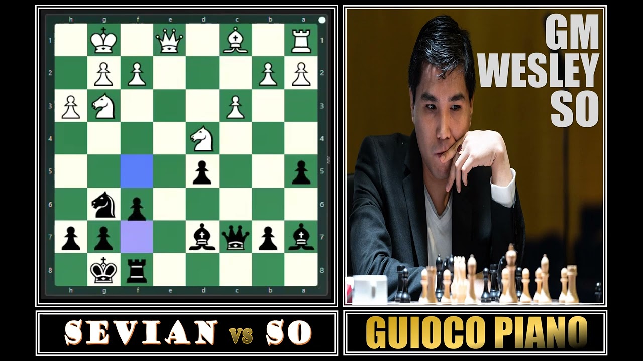 Chess Review: Gm Wesley So - Guioco Piano Opening #chess