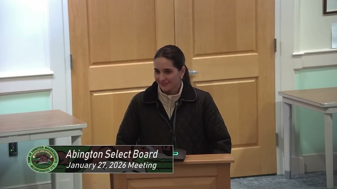 Abington Select Board; January 27, 2026