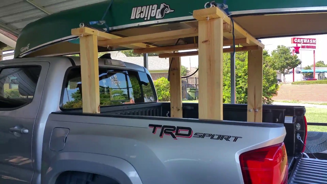DIY Homemade Truck Bed Rack (Ladder, Canoe, Kayak)