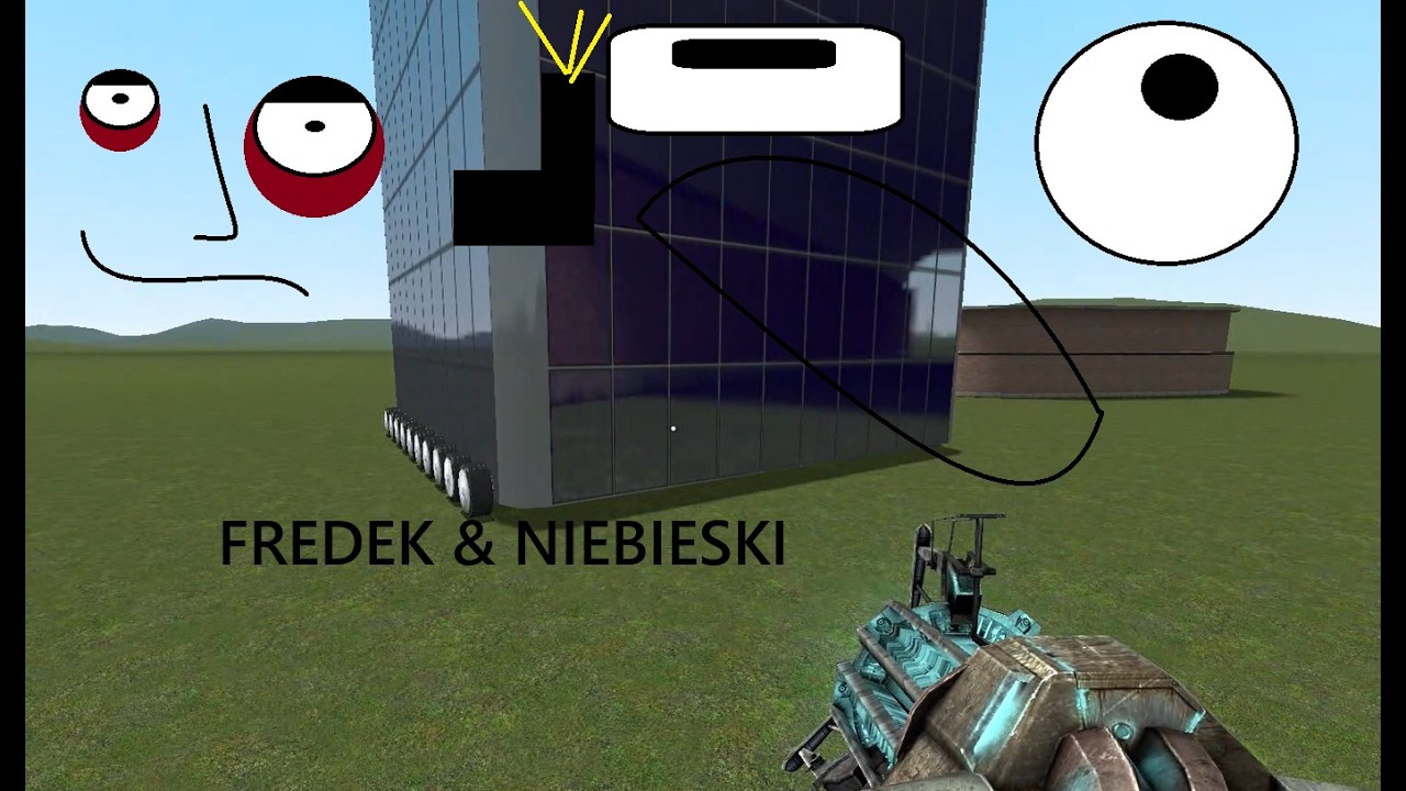 GARRY'S MOD ale 2 typki jeden duży drugi mały (FREDEK & NIEBIESKI #1)