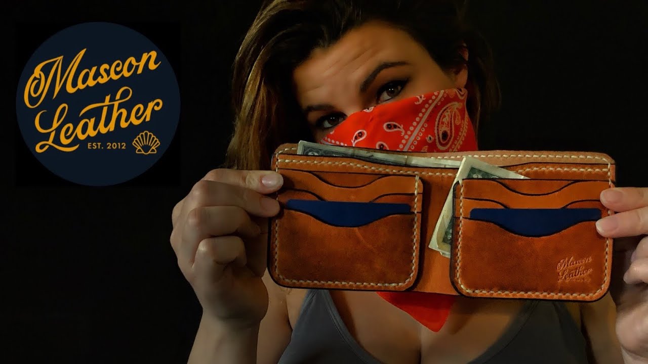 Making a LEATHER Wallet & Having FUN! Quarantined Leather Crafting!