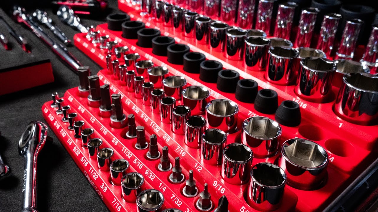 Get Organized in Seconds With This 3-Row Magnetic Socket Organizer 🎥@MidwestToolReview 🧰 (1/3)