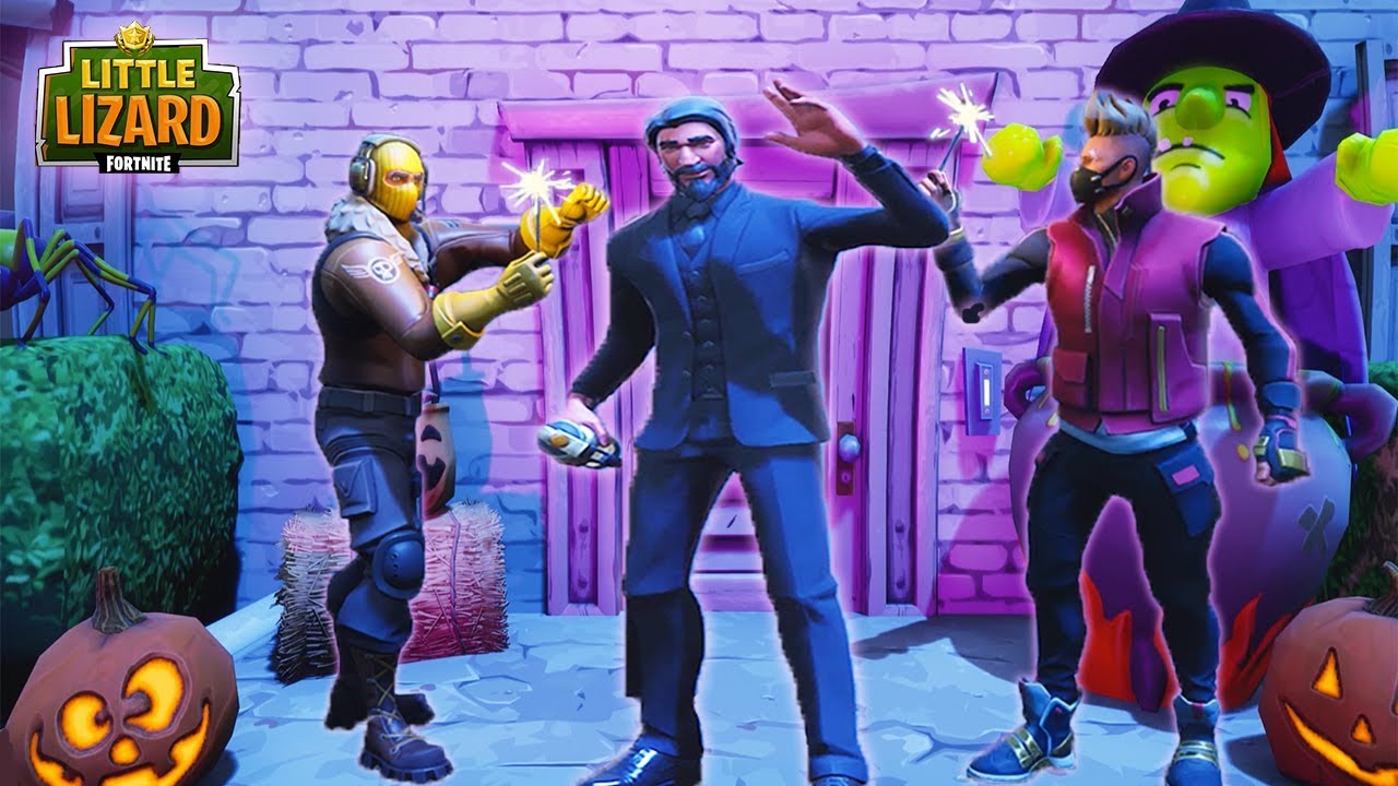 DRIFT AND RAPTOR'S TRICK OR TREAT PRANK! *SEASON 6* - FORTNITE SHORT