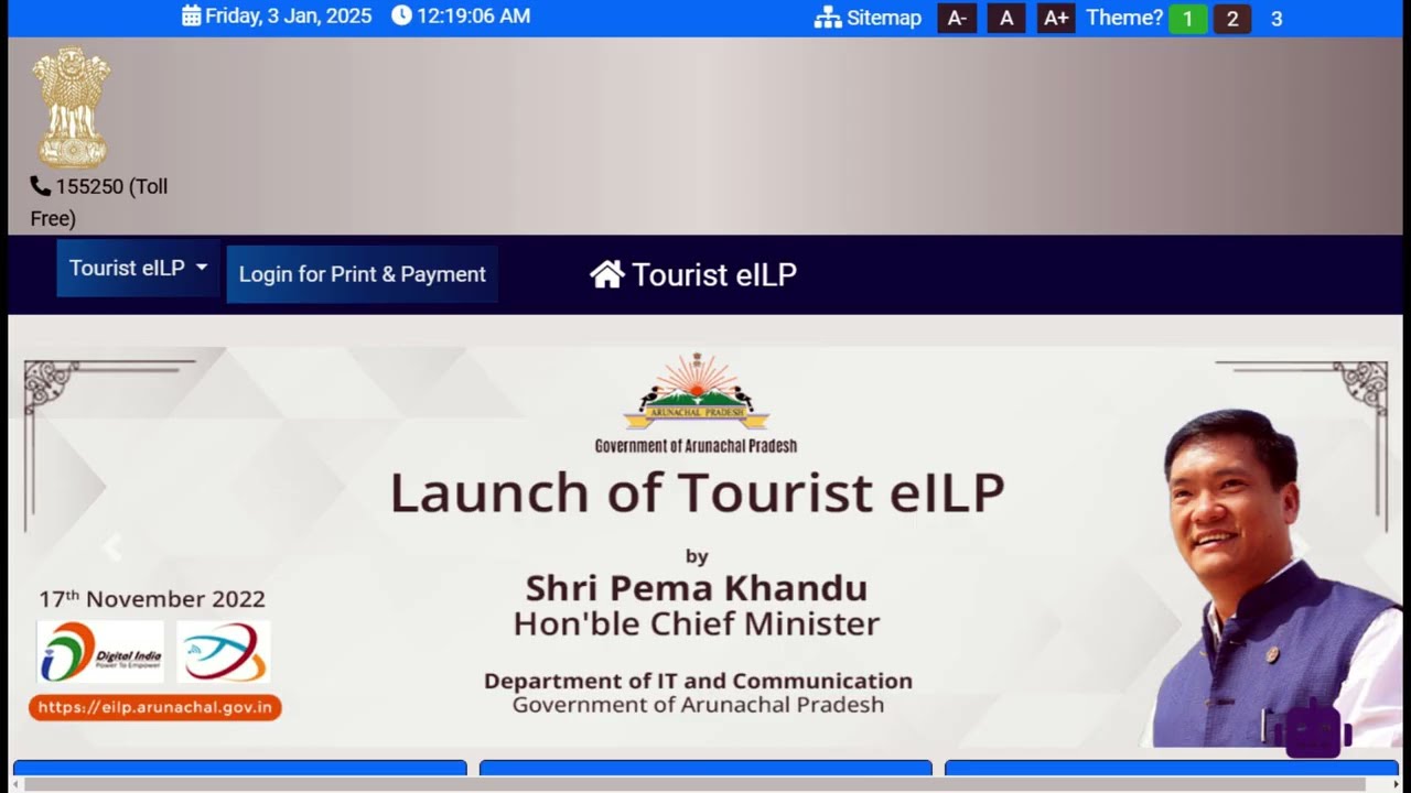 Arunachal Pradesh Entry Pass | eILP - Inner Line Pass Arunachal Pradesh 2025