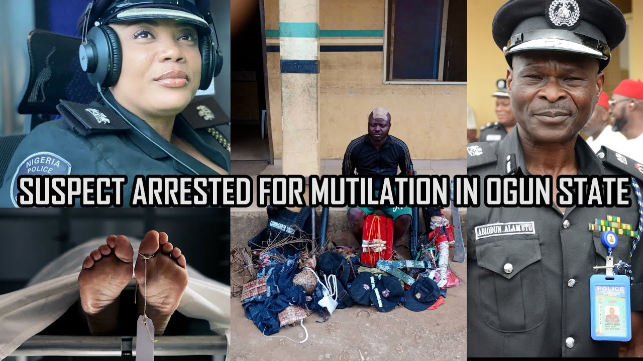 CONFESSION: OGIDAN ARRESTED BY OGUN POLICE FOR CUTT1NG OFF THE HANDS OF A 13 YEAR OLD GIRL IN OGIJO