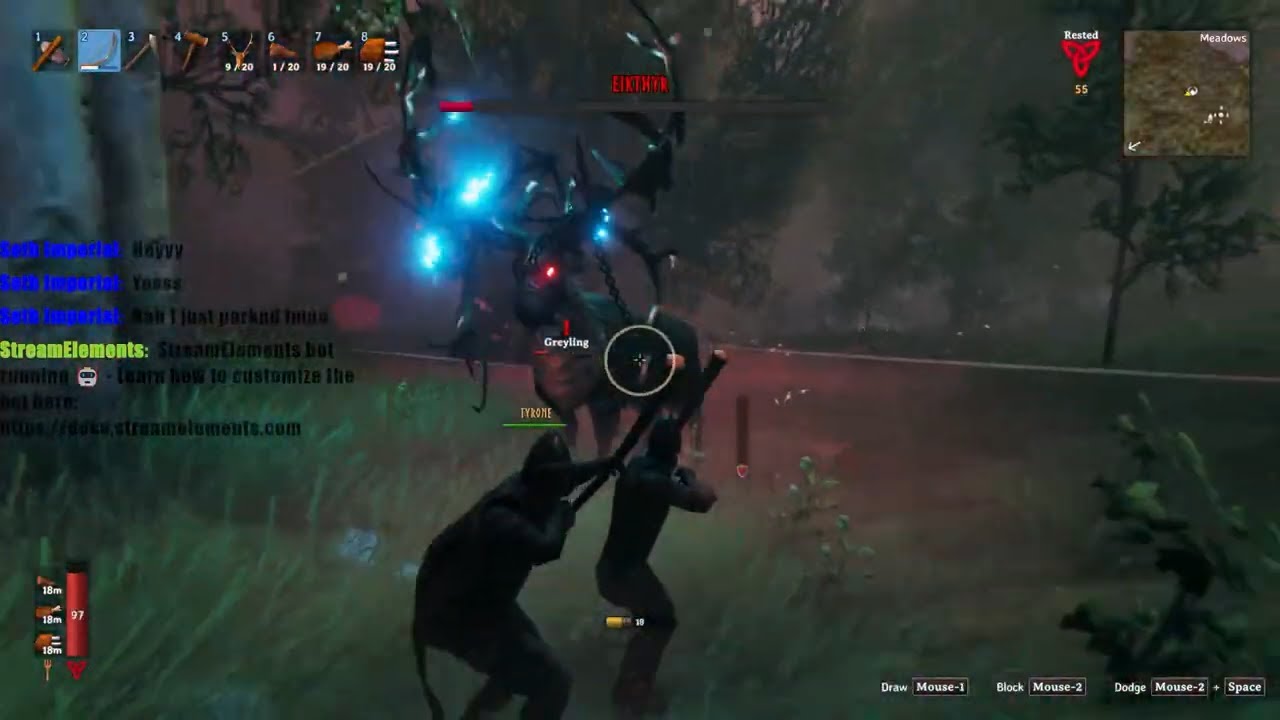 Valheim 03 Defeating Eikthyr, Rody Joins