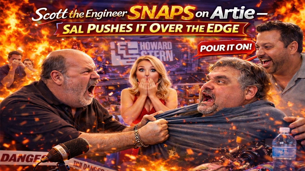 Scott the Engineer SNAPS on Artie — Sal Pushes It Over the Edge🔥😡 - Howard Stern Show