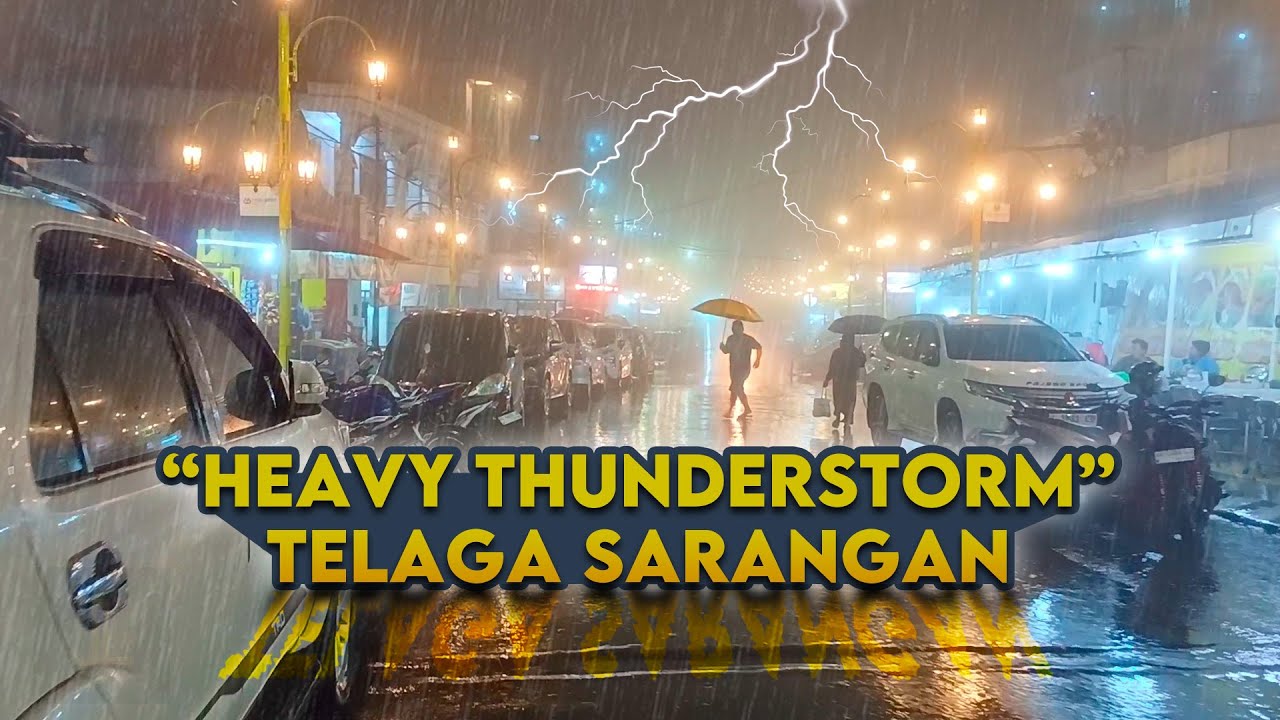 Awalnya Tenang… Lalu Hujan Deras Menggila di Sarangan | Stormy Night Walk