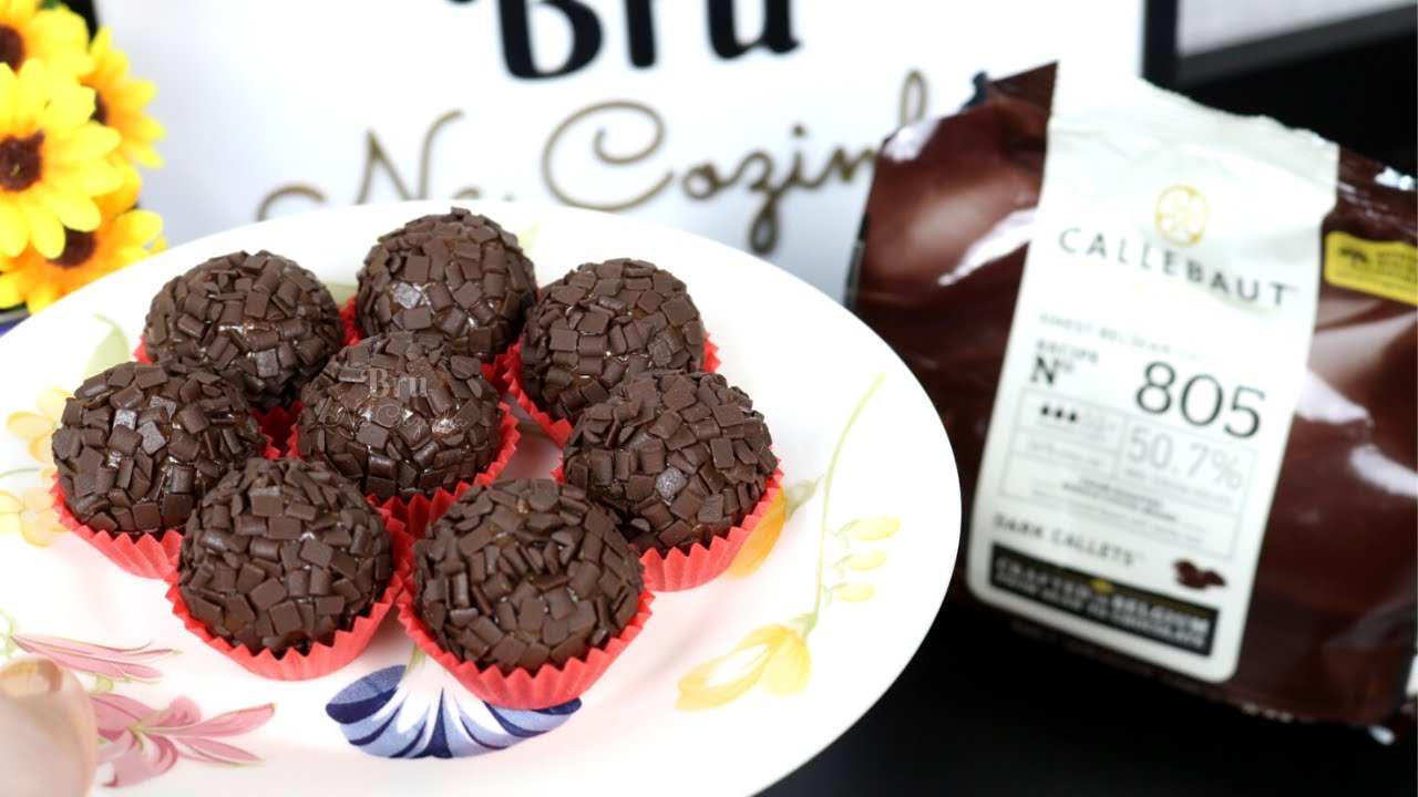 BRIGADEIRO BELGA MEIO AMARGO - BRIGADEIRO BELGA CALLEBAUT | Bru na Cozinha |