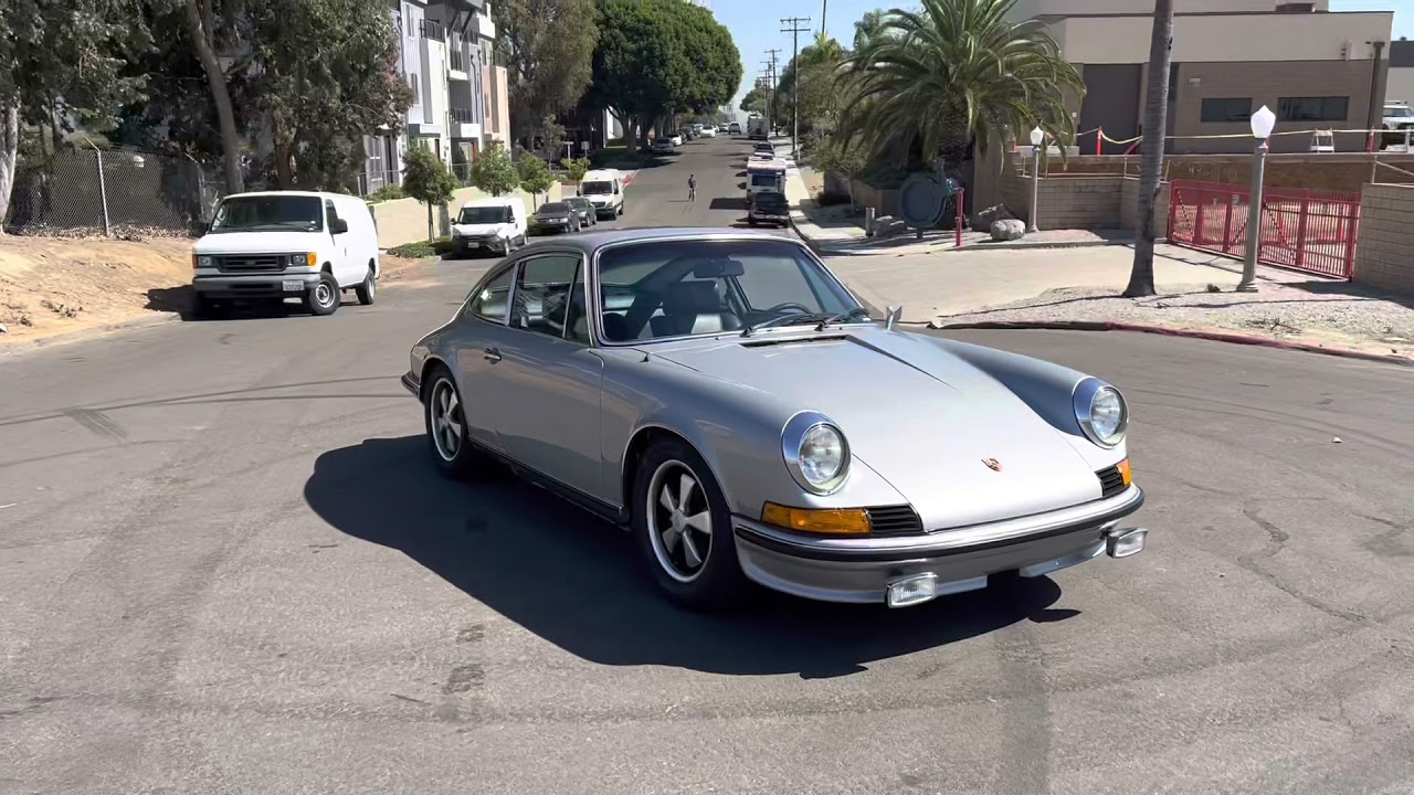 1973 Porsche 911 S Coupe Silver Video