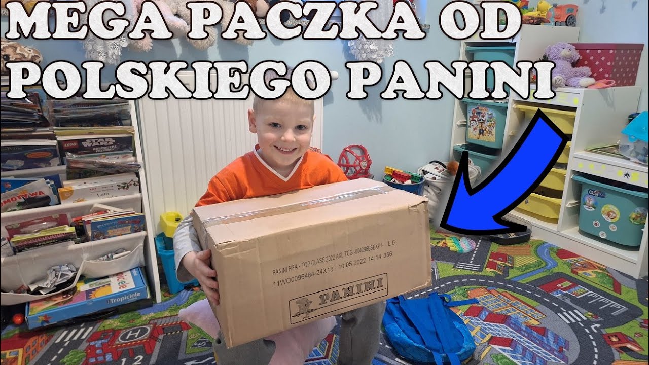 WOW!!! DOSTALIŚMY WIELKĄ PACZKĘ OD POLSKIEGO PANINI - KUBUŚ DOSTAŁ MEGA PREZENT!!! DZIĘKUJEMY!!!