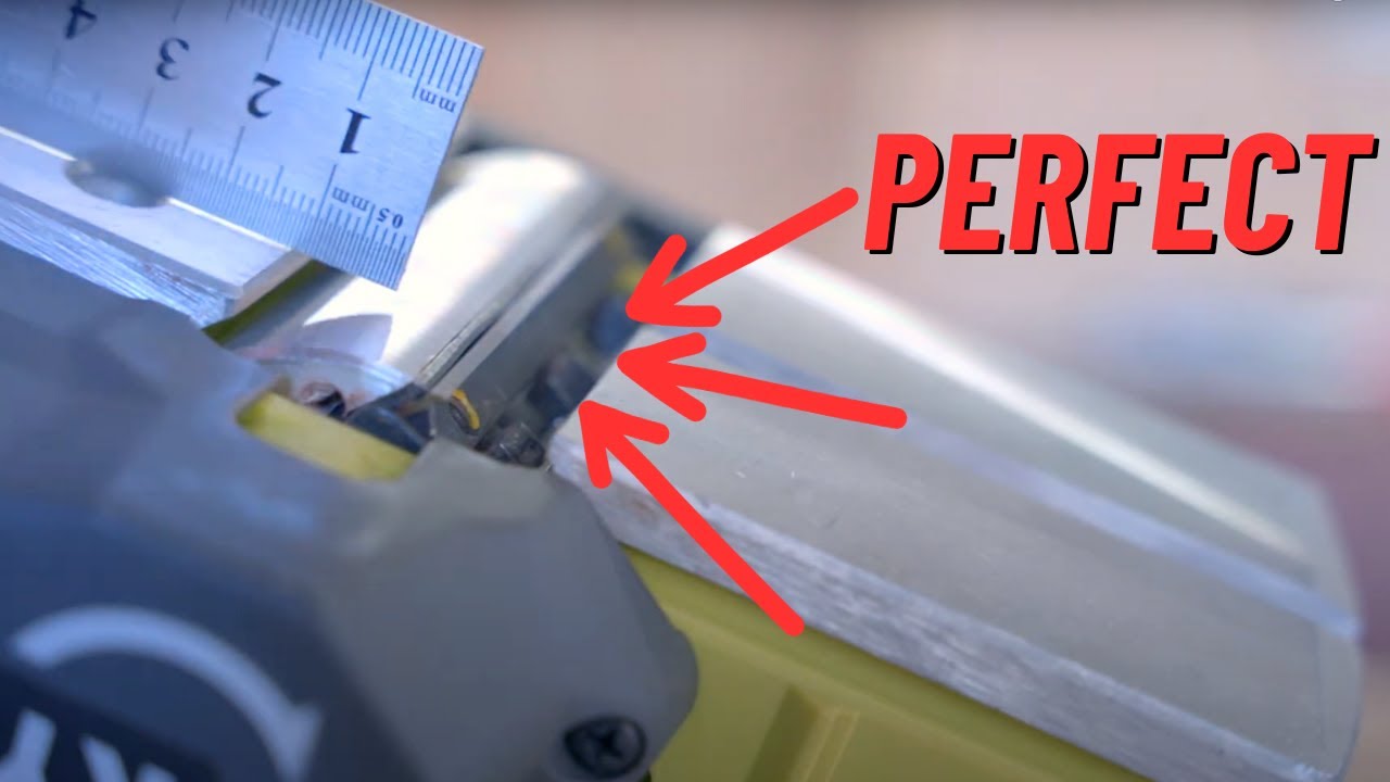 How to change blades and fine tune your electric planer | DIY level advanced