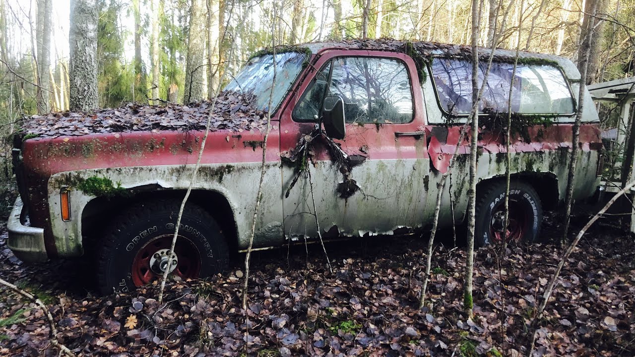 Возрождение заброшенного K5 Blazer. Выезжает из могилы. Chevrolet Squarebody впервые заводится за...