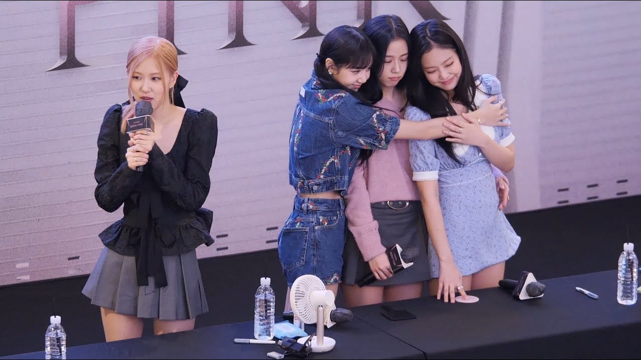 220925 블랙핑크 (BLACKPINK) 엔딩(Ending) 마무리인사  4K Cam (여의도 팬사인회)