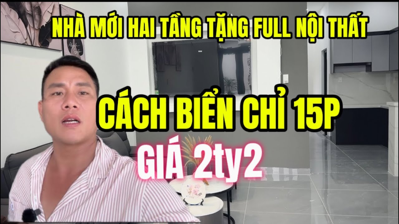 (Đã bán xong)  Thịnh bds nha trang. Bán nhà hai tầng tặng full nội thất. Giá 2ty2