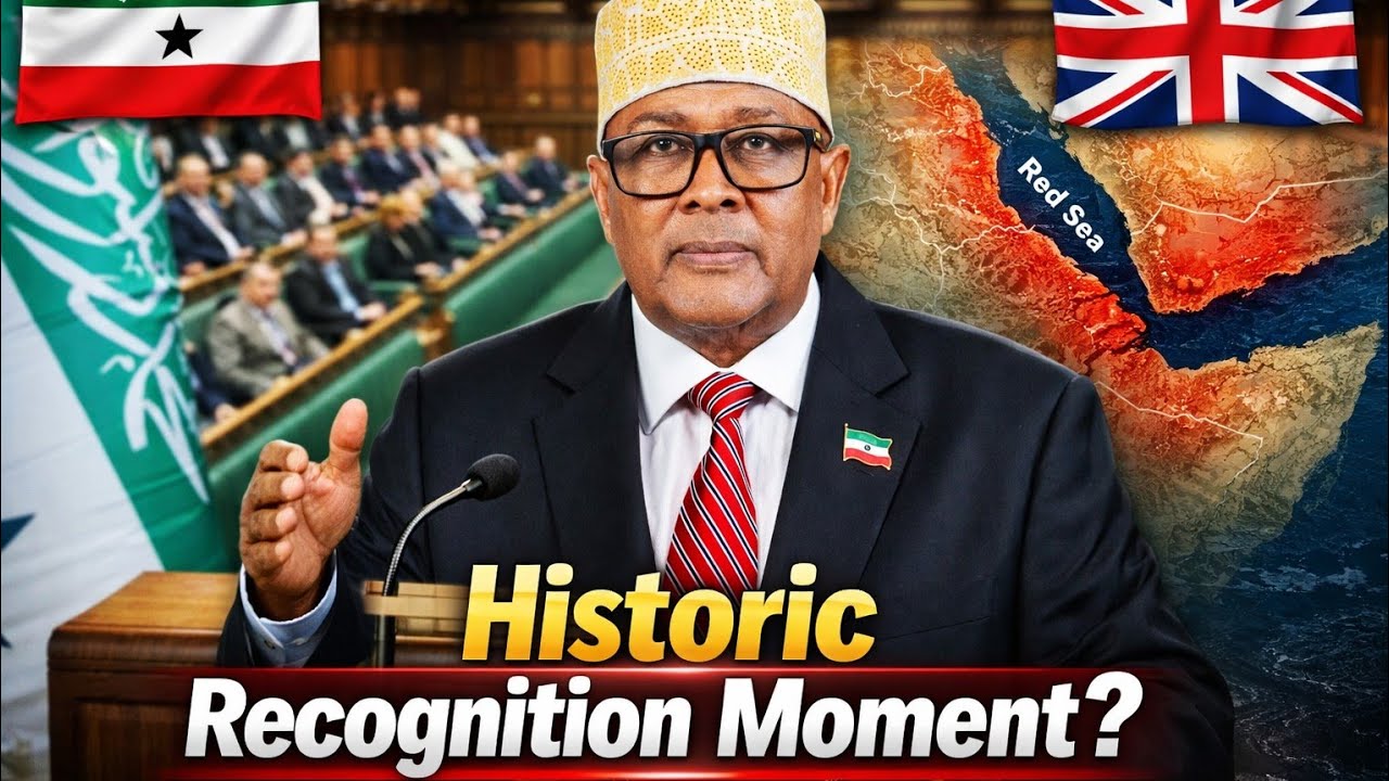 Will Somaliland’s UK Parliament Speech Unlock Recognition & Red Sea Power?”
