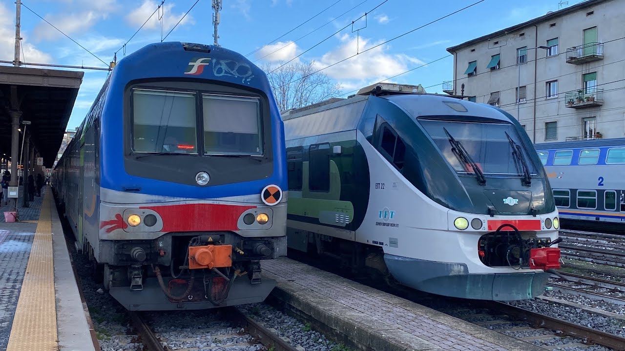 TRENI PASSEGGERI in arrivo, partenza e transito ALLA STAZIONE DI AREZZO!