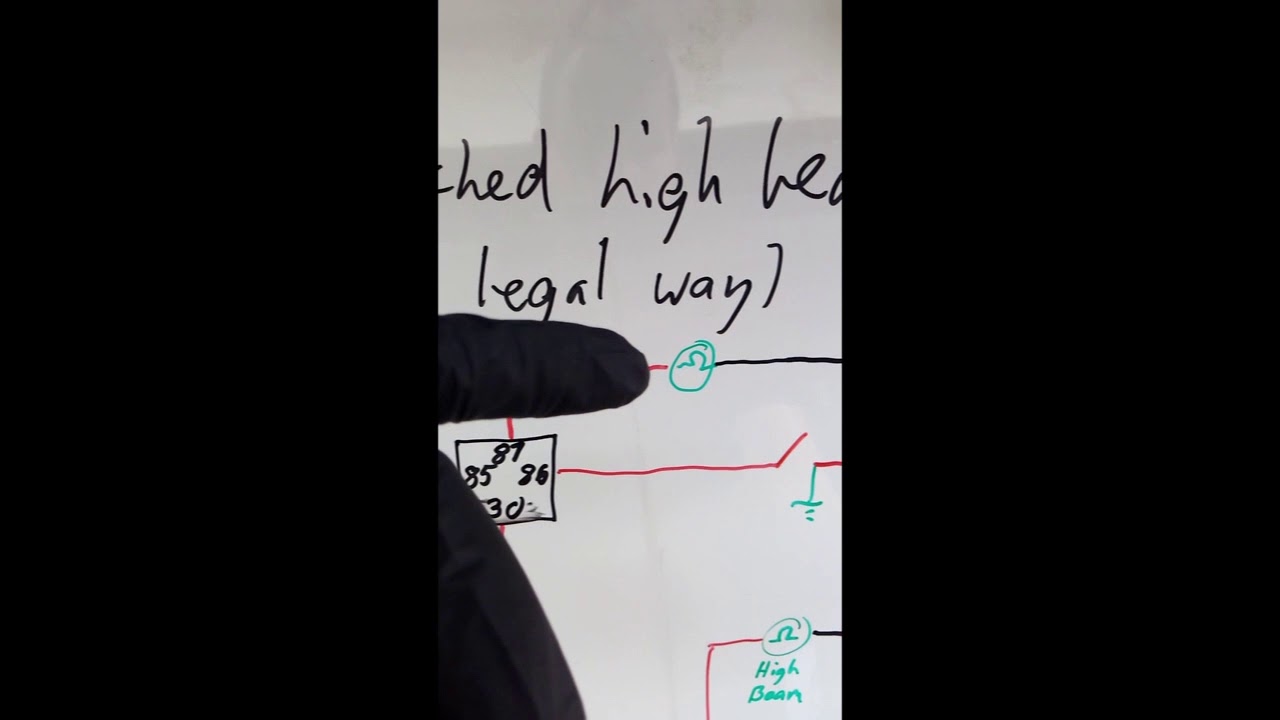 How to wire a negative switched light bar
