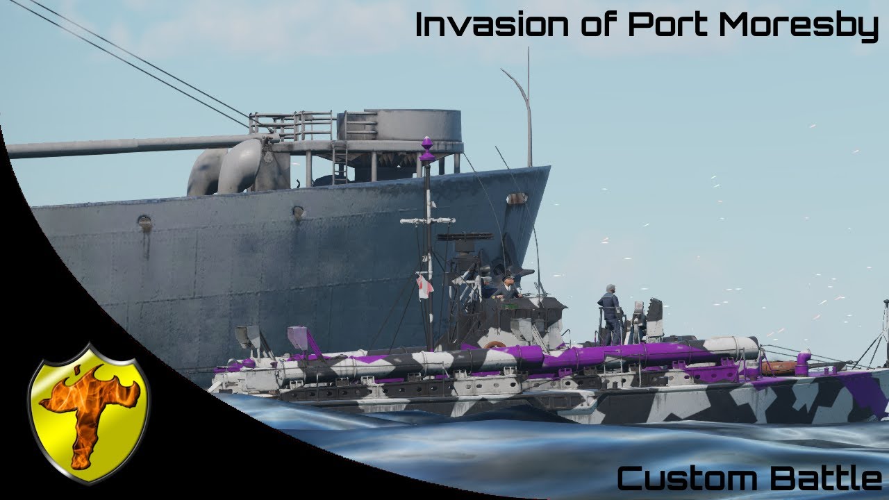 War Thunder Port Moresby custom battle
