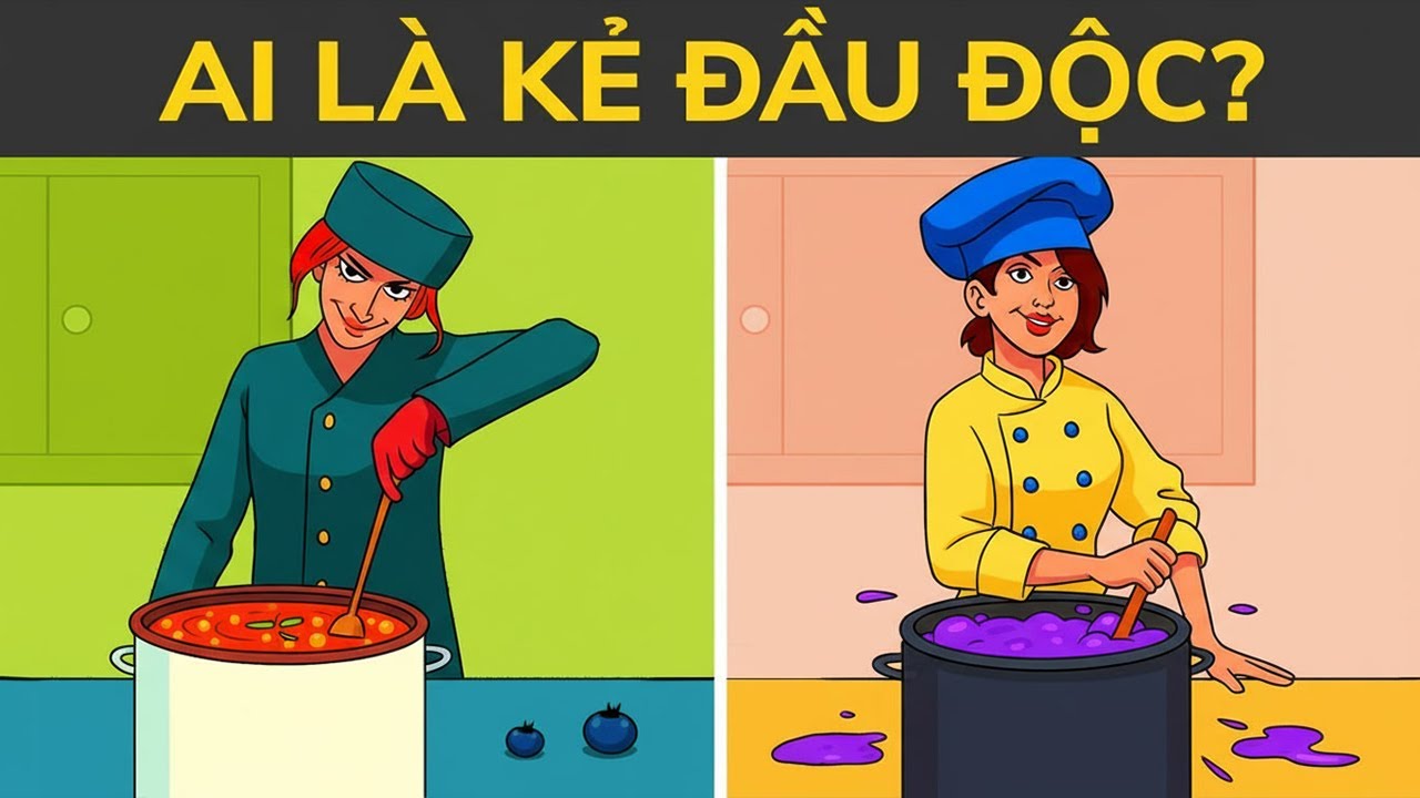Bạn Có Tìm Ra Chất Độc Trước Khi Quá Muộn Không? Thử Thách Dành Cho Bộ Não Thiên Tài!