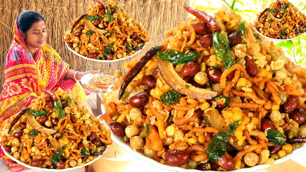 বাড়িতে বানিয়ে নিন দোকানের মতো চানাচুরII Chanachur II