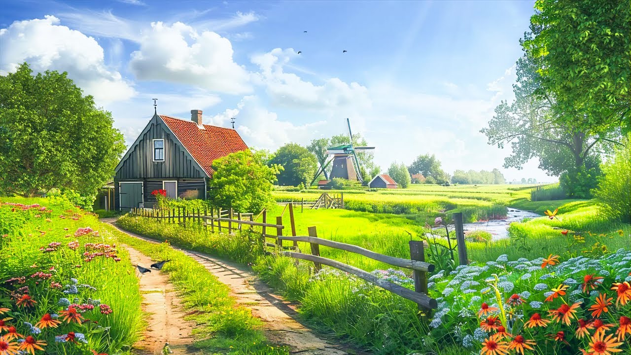 Countryside Cottage | Restore Your Energy with Birds and Calming Wind Chimes