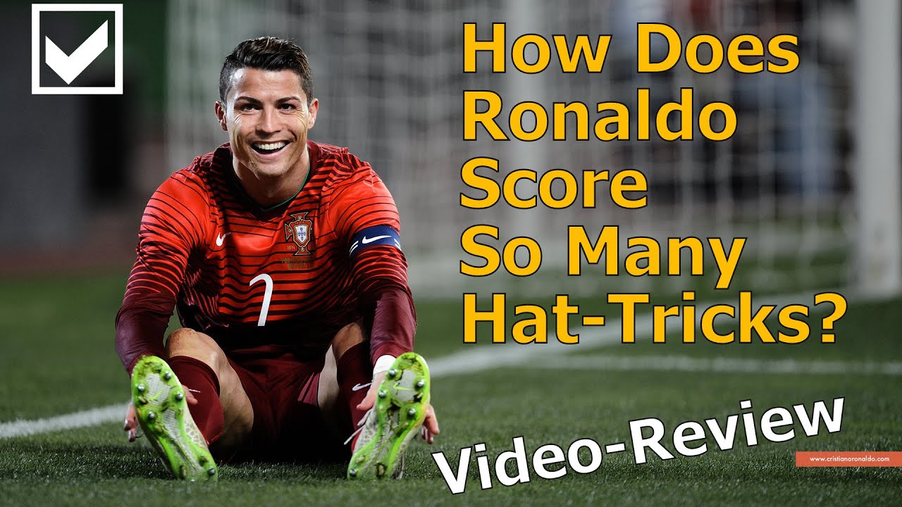 How does Ronaldo score so many hat-tricks? Must watch for young players!