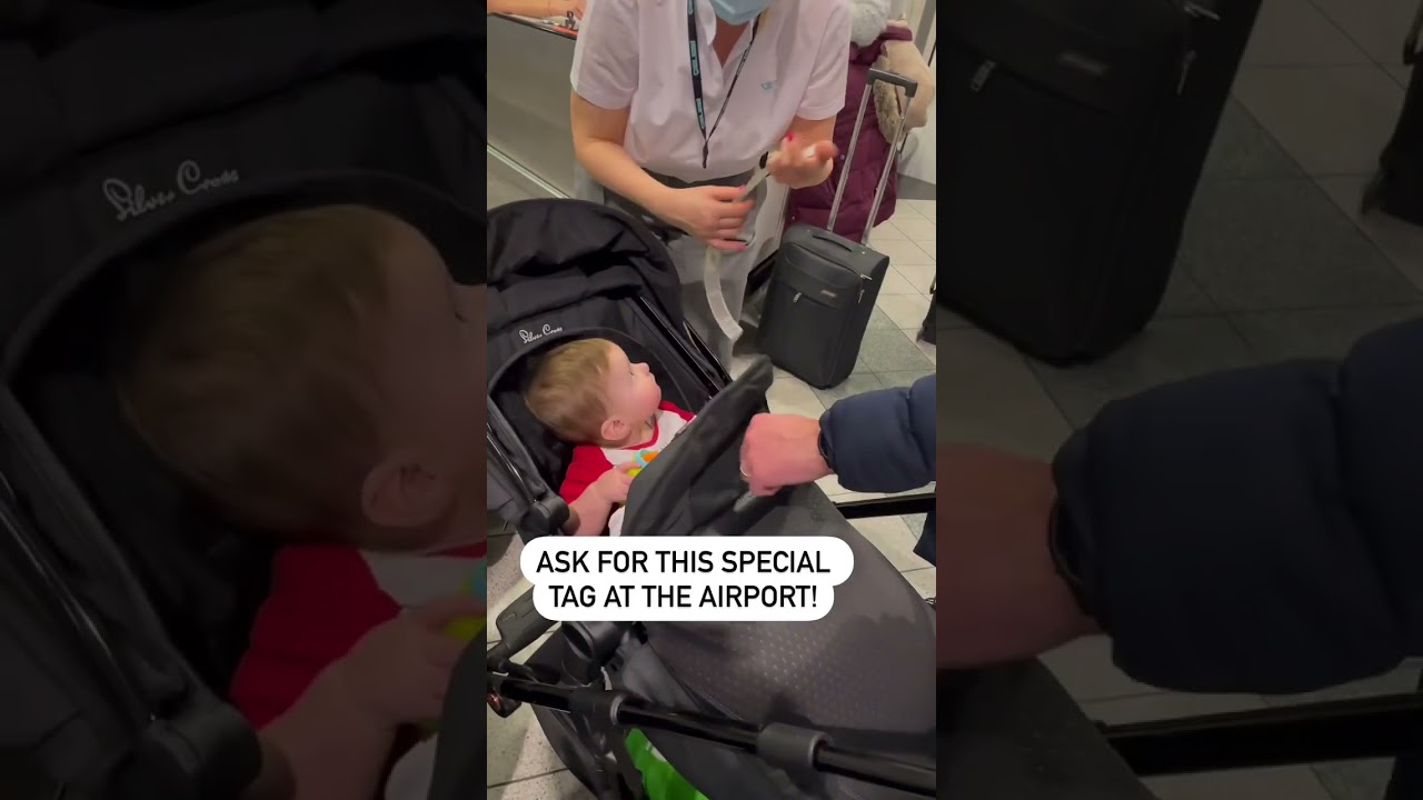 You get to keep your pram all the way to the plane doors and pick it up again once you land!