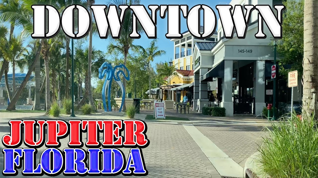 Jupiter - Florida - 4K Downtown Drive