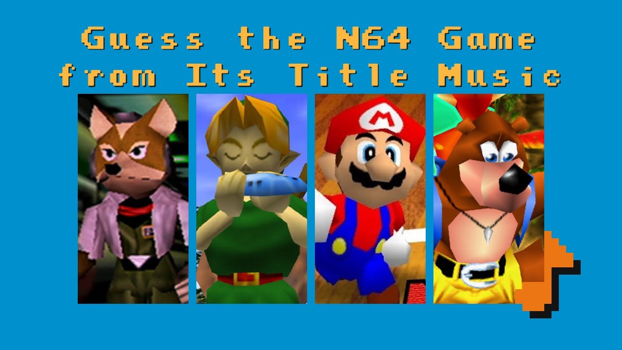 Guess the N64 Game from Its Title Music