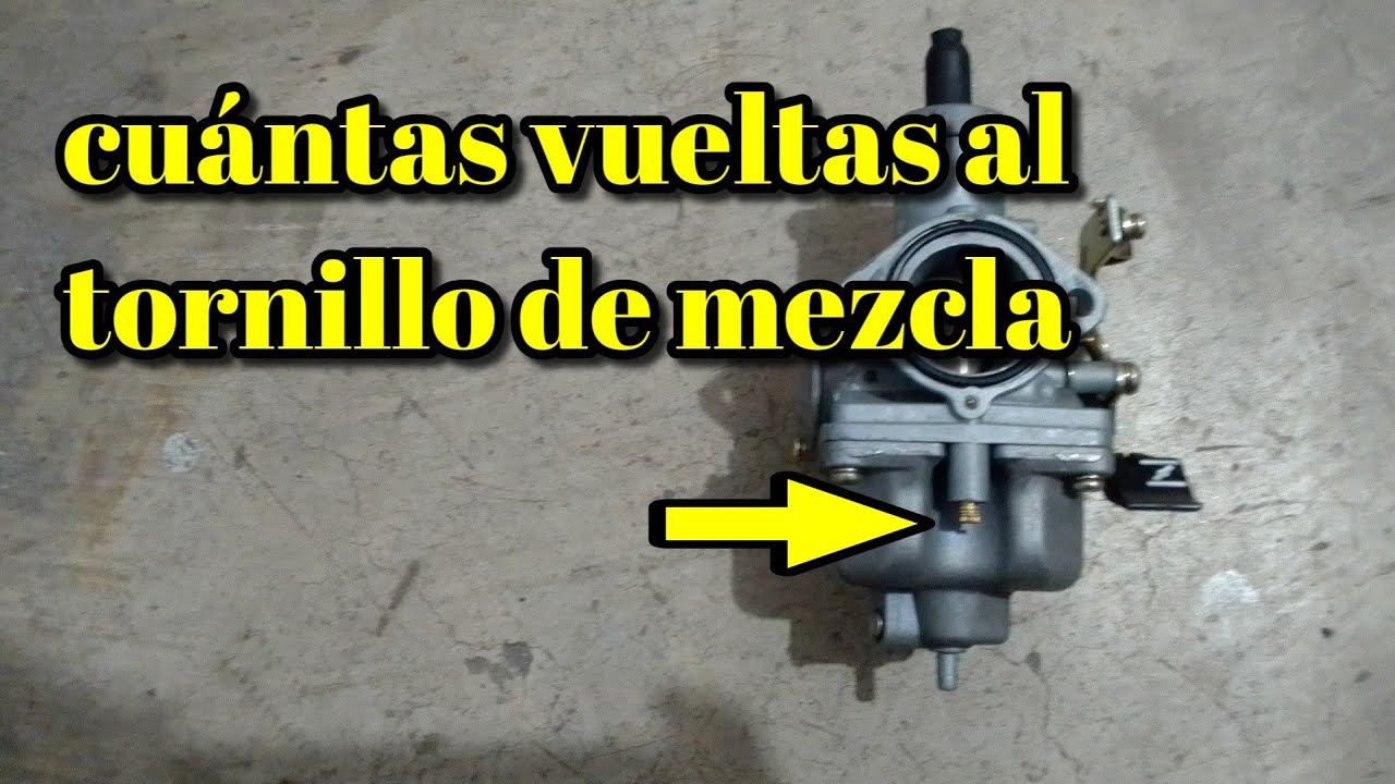 cómo CARBURAR mi MOTO