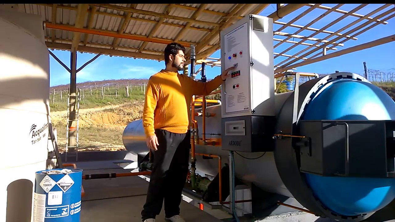 Como operar autoclave para madeira - Engenheiro Vicente Ardode