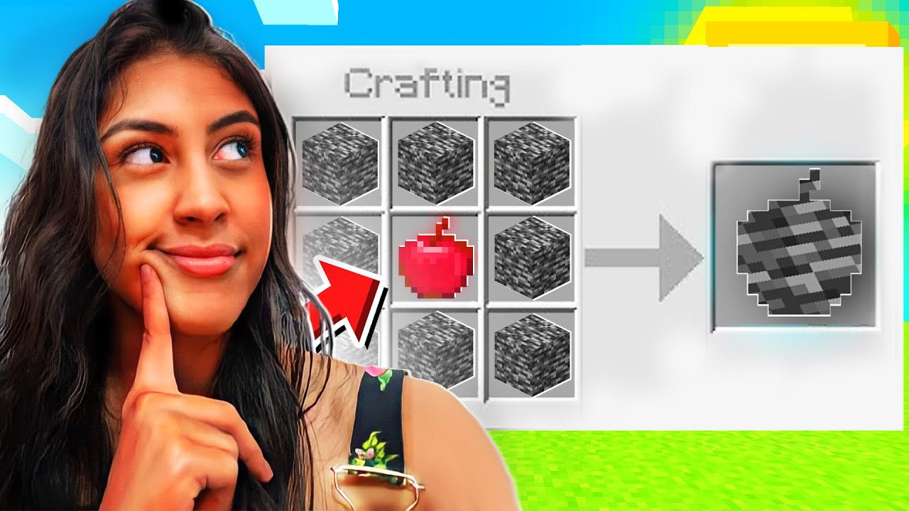 MINECRAFT, mas podemos fazer MAÇA DE QUALQUER COISA!
