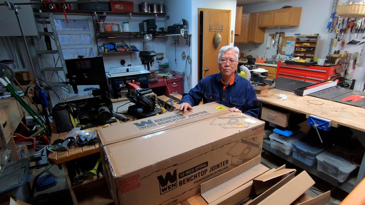 WEN 12 inch  Spiral Jointer Unboxing