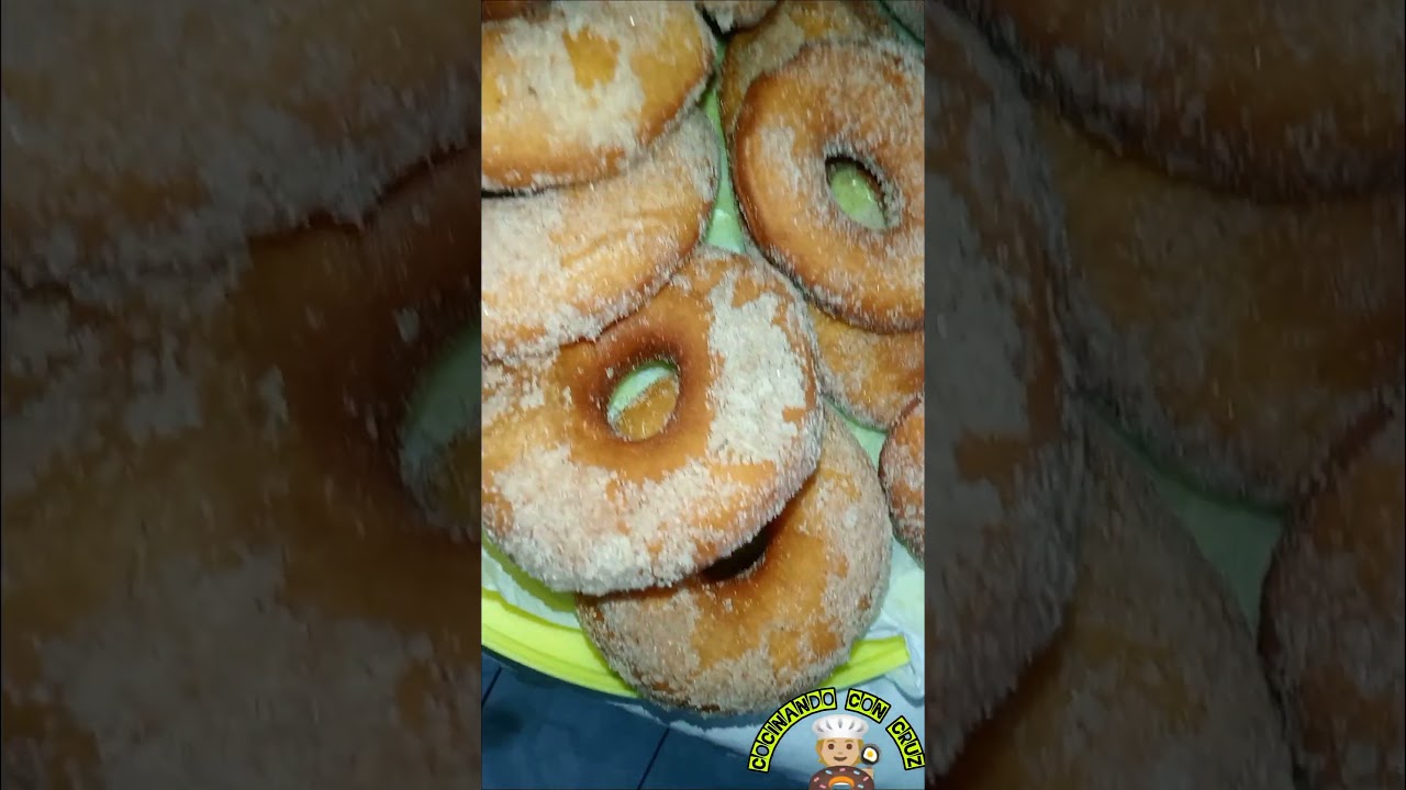 Donas caseras, facil de preparar suaves y sabrosas ✨ #tijuana #recetas #donas #donuts #az&uacute;car #sugar
