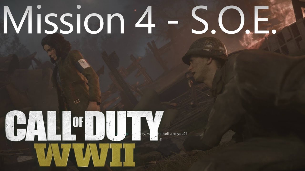 Call of Duty: WW2 - Миссия 4 S.O.E. - Прохождение кампании COD WW2 [Full HD]