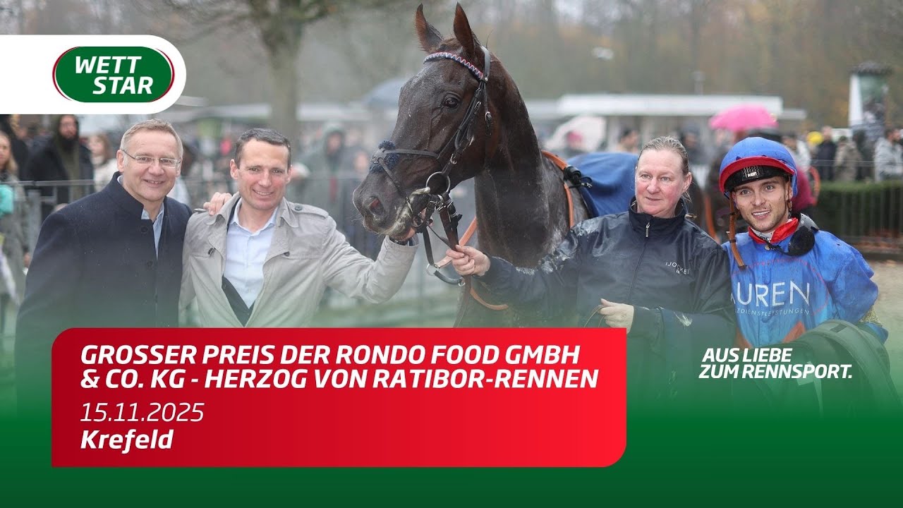 Grosser Preis der RONDO FOOD GmbH & Co KG-Herzog von Ratibor Rennen | Sieger: Lommi inkl.  Interview