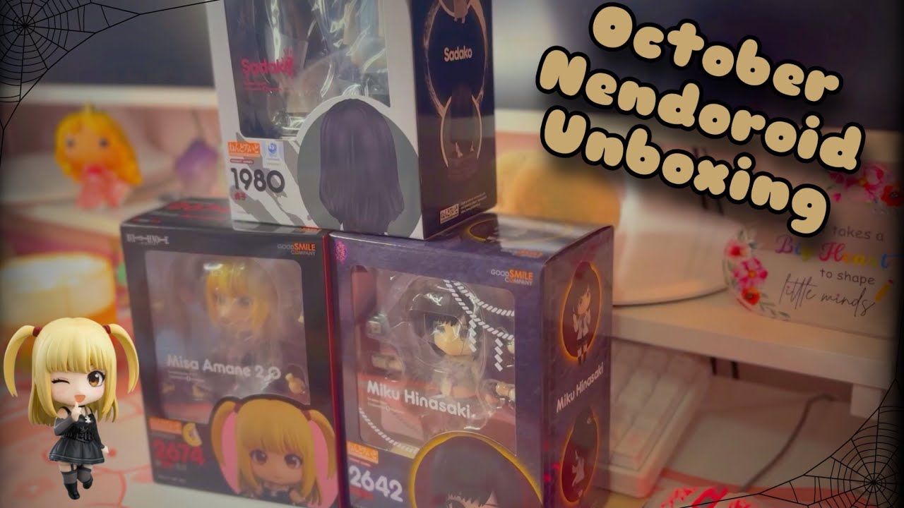 Unboxing Spooky Girl Nendoroids | Death Note, Fatal Frame, Ringu