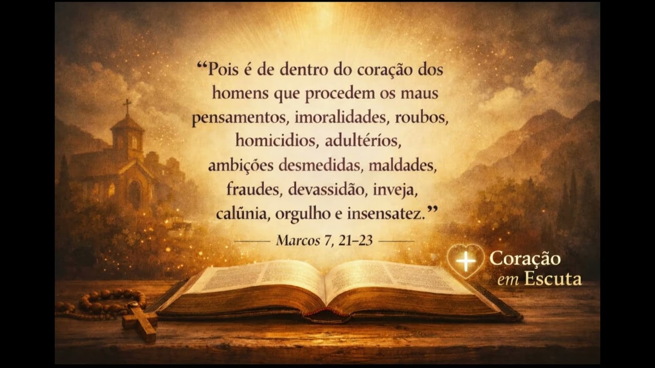 Homilia Diária | Mc 7,14-23 O que realmente nos torna impuros? (Qua. 5ª Sem. Tempo Comum 11/02/2026)
