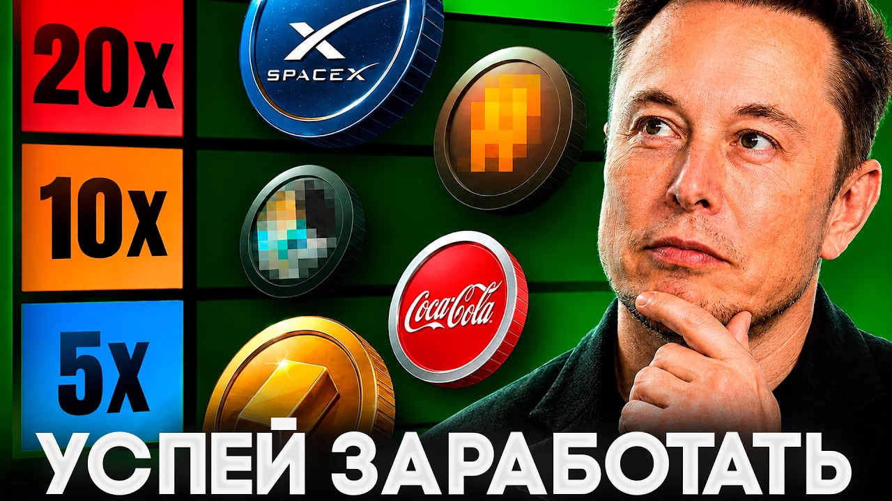 ТОП 5 ИДЕЙ ДЛЯ ЗАРАБОТКА! Вот Где Сейчас Можно Сделать Иксы! Биткоин Золото SpaceX