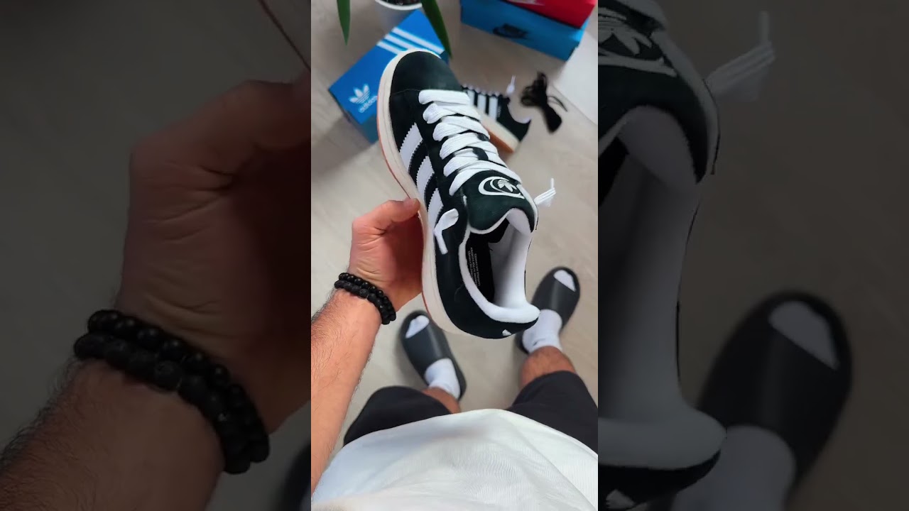 Adidas Campus 00S Black Unboxing🖤♨️🖤What&rsquo;s your opinion on this pair??🤔🤩Let me know comments ✍🏼📌🖍️