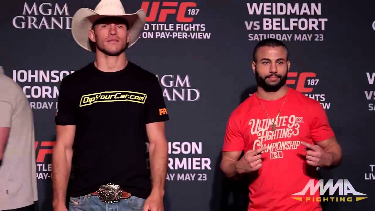 UFC 187 Media Day Staredowns
