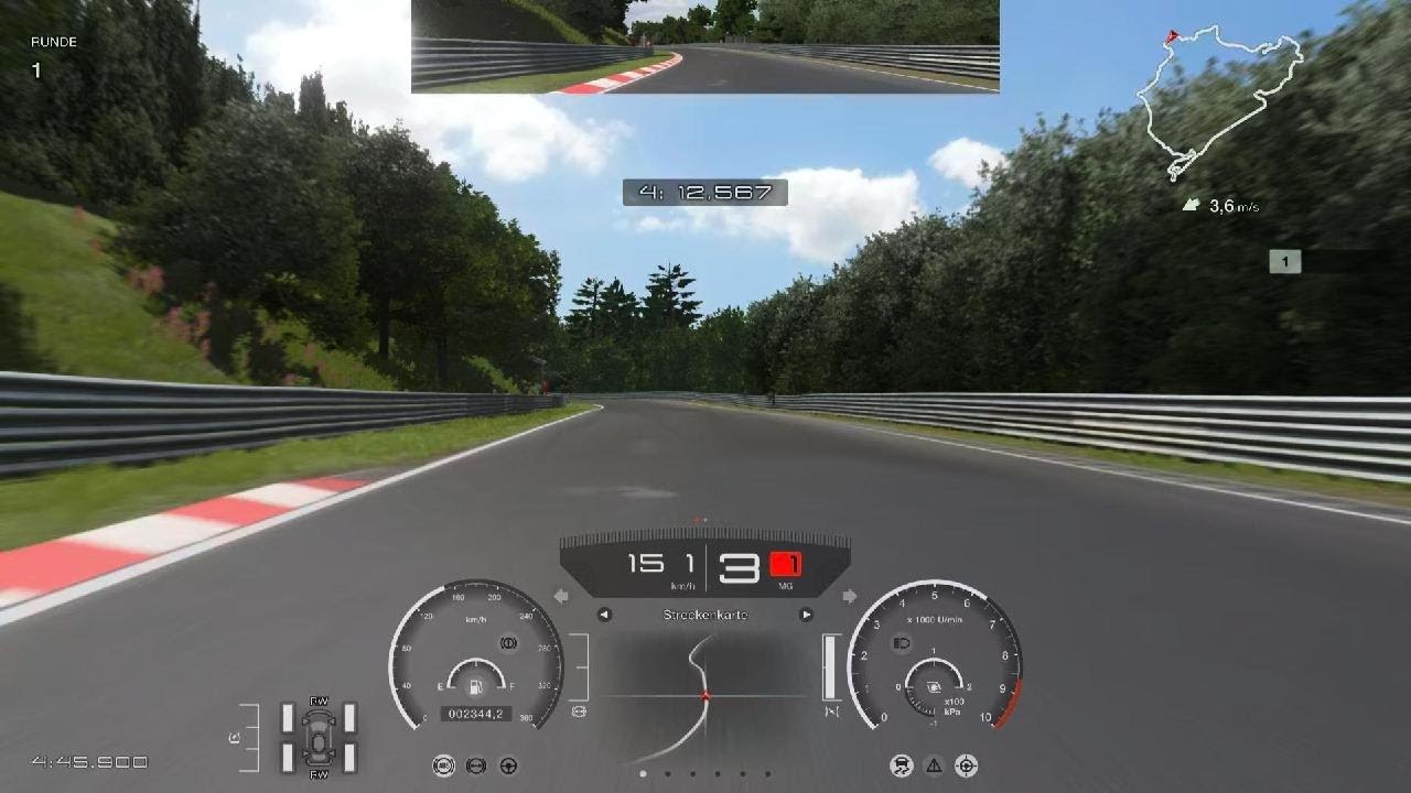 18 - Nordschleife entgegen gefahren - Nissan gr2 - Gran Turismo 7 - 2o26 -