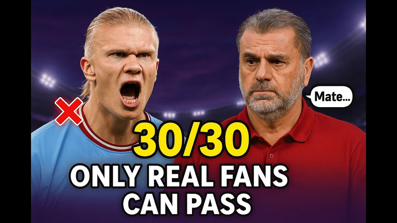 Only A TRUE Fan Can Get 30/30 On This Premier League 2024/25 Quiz!