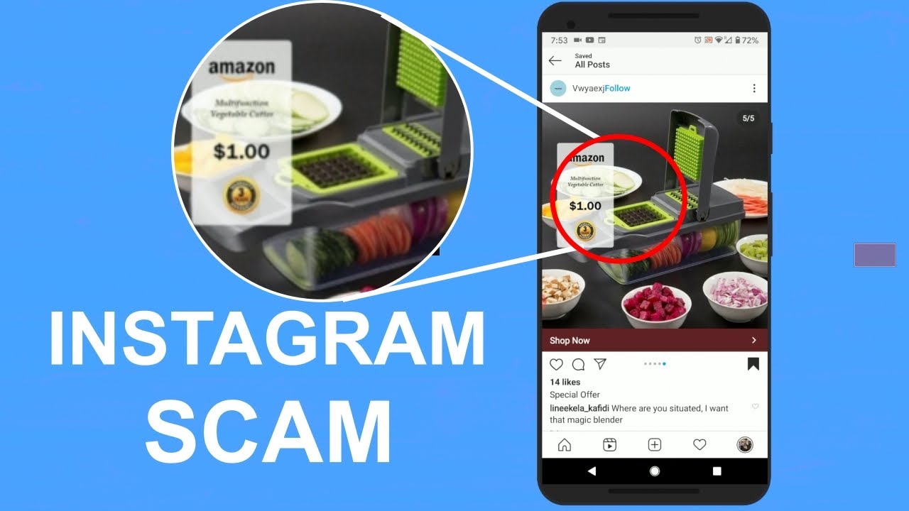 Мошенничество в сфере покупок в Instagram &mdash; не потеряйте свою кредитную карту из-за него.