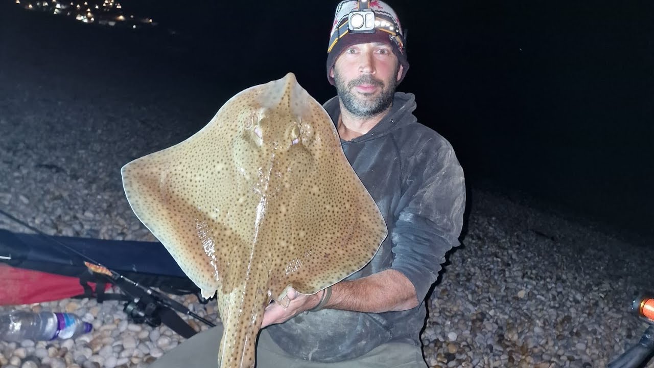Busy night on Eastern Chesil Beach.  #fishing #shorefishing #beachfishing #fish