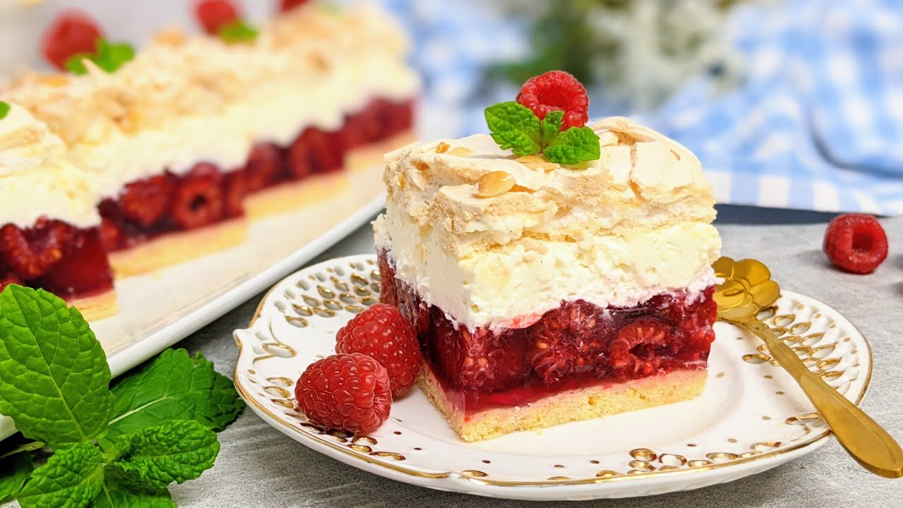 MALINOWA CHMURKA #ciastonaświęta #cake