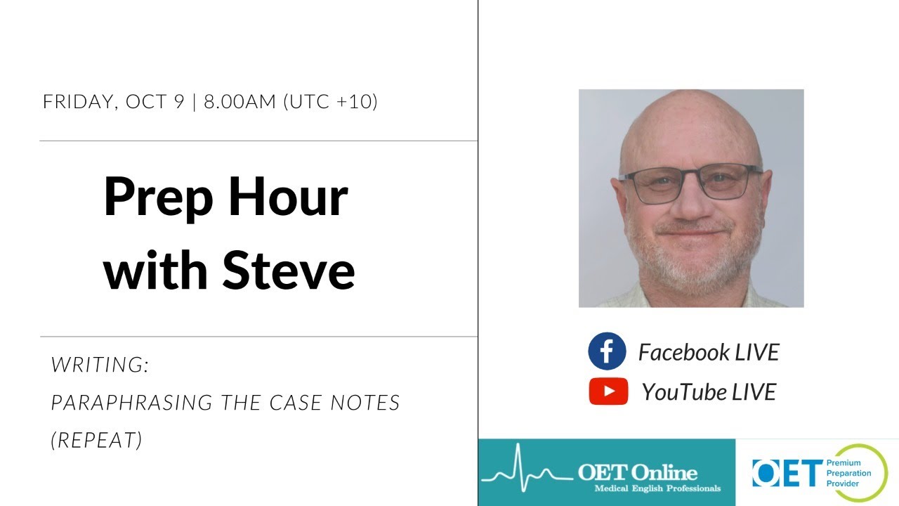 Prep Hour with Steve: Writing