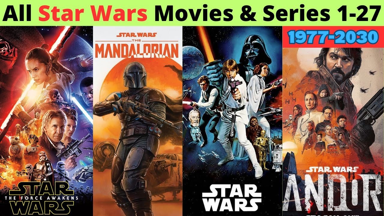 How to watch Star Wars in order 1977-2030 | All Star Wars Movies & Series in Hindi |